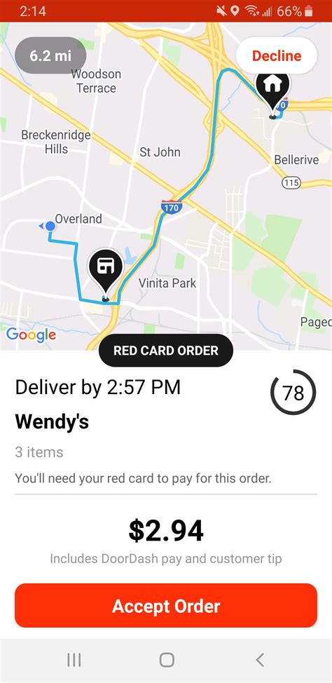 Furthermore Hierarchical options. . Doordash option is nested at the wrong level